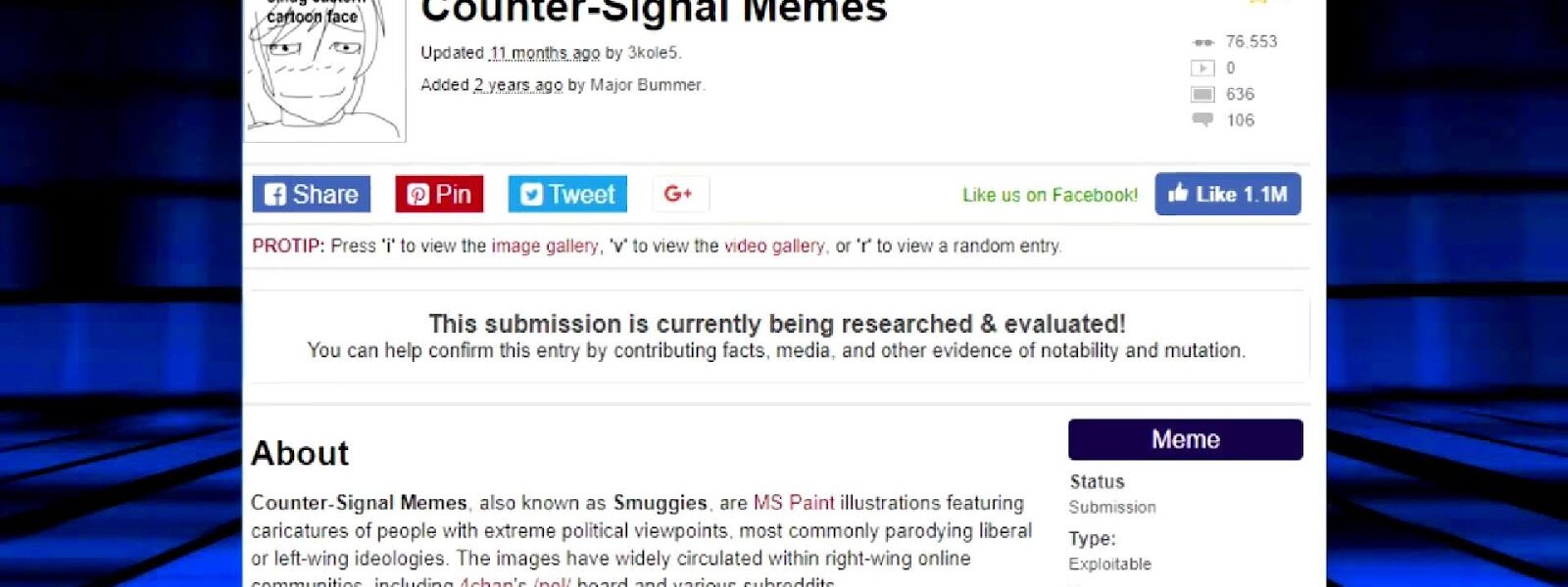 Explanation of smuggies